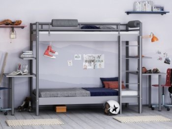 Кровать двухъярусная Хельга Композиция 25 в Сысерти - sysert.mebel-e96.ru