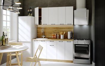 КУхонный гарнитур Хелмер 1600 мм (Сурская) в Сысерти - sysert.mebel-e96.ru