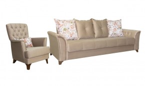 Ирис диван-книжка+кресло, ткань ТД 960 в Сысерти - sysert.mebel-e96.ru