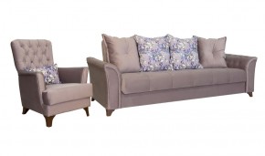 Ирис диван-книжка+кресло, ткань ТД 961 в Сысерти - sysert.mebel-e96.ru