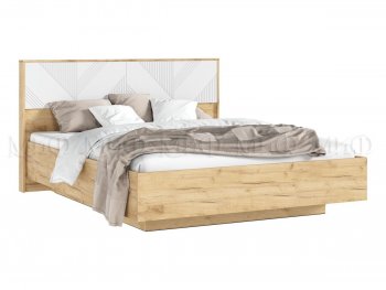Кровать парящая Ирис крафт/белый (Миф) в Сысерти - sysert.mebel-e96.ru