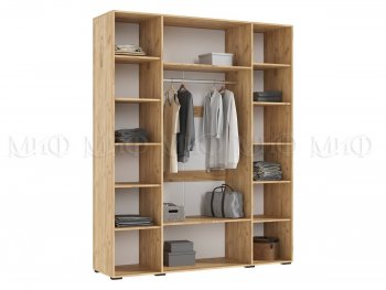 Шкаф 1800 мм Ирис с антресолью крафт/белый (Миф) в Сысерти - sysert.mebel-e96.ru