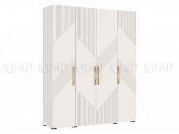 Шкаф 1800 мм Ирис с антресолью кашемир (Миф) в Сысерти - sysert.mebel-e96.ru