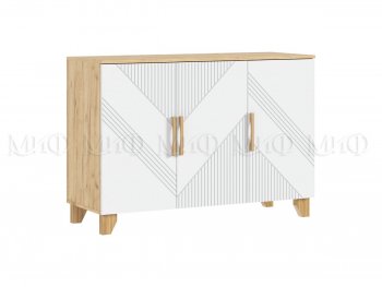 Спальный гарнитур Ирис крафт/белый, модульный (Миф) в Сысерти - sysert.mebel-e96.ru