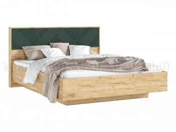 Кровать парящая Ирис крафт/грин с подсветкой (Миф) в Сысерти - sysert.mebel-e96.ru