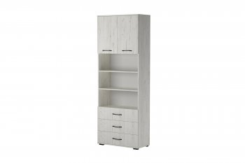 Шкаф 2дв, 3ящ Италия ШК3Я-800 (Памир) в Сысерти - sysert.mebel-e96.ru