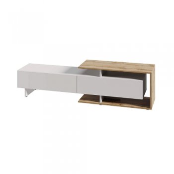 Тумба ТВ Кая белый/вотан (ВНК) в Сысерти - sysert.mebel-e96.ru