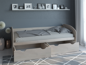 Кровать с ящиками КД-1.8 (Росток) в Сысерти - sysert.mebel-e96.ru