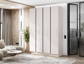 Шкаф 1600 мм 4-х створчатый Келвин кашемир (Миф) в Сысерти - sysert.mebel-e96.ru