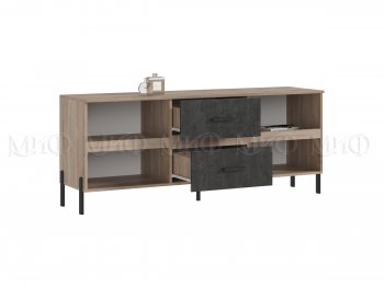 Тумба ТВ Ким бетон графит (Миф) в Сысерти - sysert.mebel-e96.ru