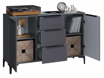 Комод Кимберли графит (Handis) в Сысерти - sysert.mebel-e96.ru