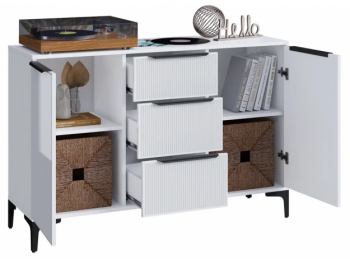 Комод Кимберли белый (Handis) в Сысерти - sysert.mebel-e96.ru