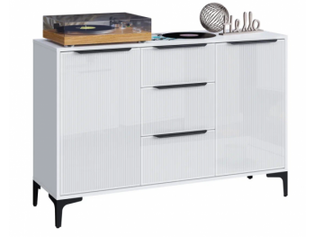 Комод Кимберли белый (Handis) в Сысерти - sysert.mebel-e96.ru