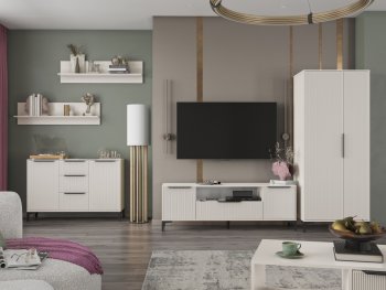 Стенка Кимберли кашемир, модульная (Handis) в Сысерти - sysert.mebel-e96.ru