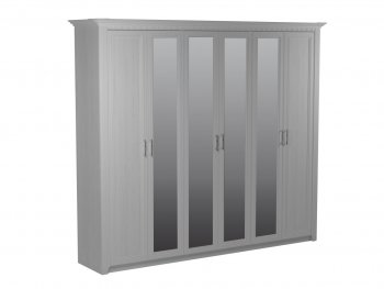 Шкаф 2700 мм 6-дверный Клер (СБК) в Сысерти - sysert.mebel-e96.ru