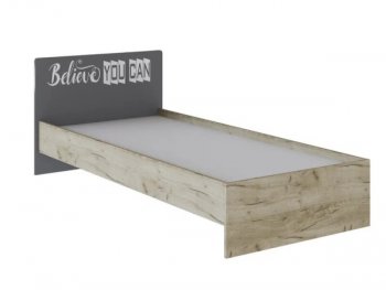 Кровать 900 мм Колибри Лофт серый (Текс) в Сысерти - sysert.mebel-e96.ru