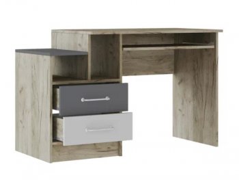 Стол письменный Колибри Лофт серый (Текс) в Сысерти - sysert.mebel-e96.ru