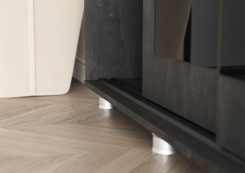 Шкаф-купе 1500 мм Комфорт BLACK EDITION (Стиль) в Сысерти - sysert.mebel-e96.ru
