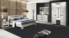 Комод 33.11 Лючия бетон пайн белый / венге (Олмеко) в Сысерти - sysert.mebel-e96.ru