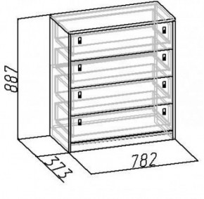 Комод Комфорт 12 в Сысерти - sysert.mebel-e96.ru