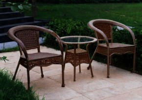 Комплект садовой мебели (стул RC16/стол RT 206) Коричневый в Сысерти - sysert.mebel-e96.ru