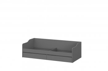 Кровать с ящиками КР-2 графит серый (СВ) в Сысерти - sysert.mebel-e96.ru