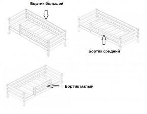 Кровать 2-х ярусная Сонечка с бортиками (лестница наклонная) в Сысерти - sysert.mebel-e96.ru