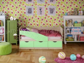 Кровать Бабочки (Салатовый матовый) 1600 в Сысерти - sysert.mebel-e96.ru
