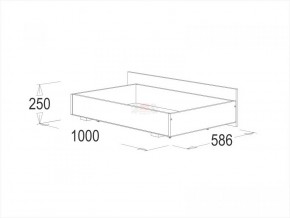 Кровать двойная Ольга 1Н + 2-а ящика (1200*2000) в Сысерти - sysert.mebel-e96.ru