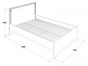 Кровать двойная Ольга 1Н + 2-а ящика (1600*2000) в Сысерти - sysert.mebel-e96.ru