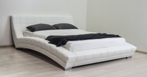 Кровать интерьерная Оливия 1600 (белый) (НиК) в Сысерти - sysert.mebel-e96.ru