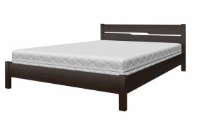 Кровать из массива Вероника-5 Темный орех (900х2000) (БМ) в Сысерти - sysert.mebel-e96.ru