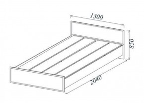 Кровать Классика 1200 в Сысерти - sysert.mebel-e96.ru