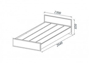 Кровать Классика 1400 в Сысерти - sysert.mebel-e96.ru