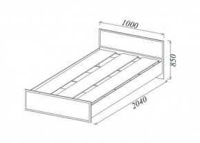 Кровать Классика 900 в Сысерти - sysert.mebel-e96.ru