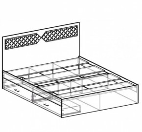 Кровать двуспальная Николь 1400 (венге) (Эра) в Сысерти - sysert.mebel-e96.ru