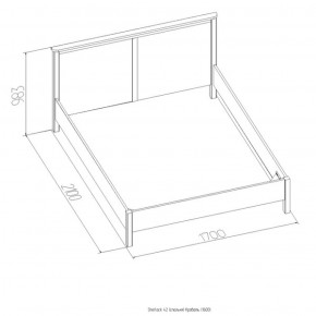 Кровать Шерлок 1800 орех 1600*2000 в Сысерти - sysert.mebel-e96.ru