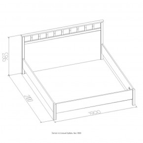 Кровать Шерлок Люкс 1200 ясень анкор светлый 1200*2000 в Сысерти - sysert.mebel-e96.ru