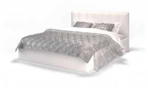 Кровать Элен + основание 1400 (белый) (МЛК) в Сысерти - sysert.mebel-e96.ru