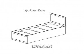 Кровать ЮНИОР (800х2000) (АстридМ) в Сысерти - sysert.mebel-e96.ru