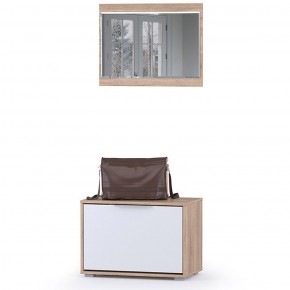 Обувница Куба 13.58 + Зеркало в Сысерти - sysert.mebel-e96.ru