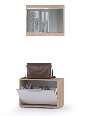 Обувница Куба 13.58 + Зеркало в Сысерти - sysert.mebel-e96.ru