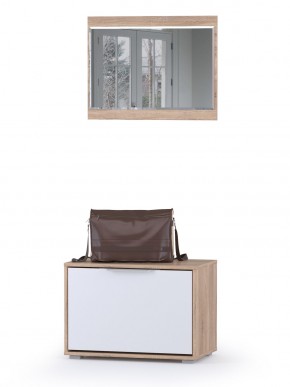 Обувница Куба 13.58 + Зеркало в Сысерти - sysert.mebel-e96.ru