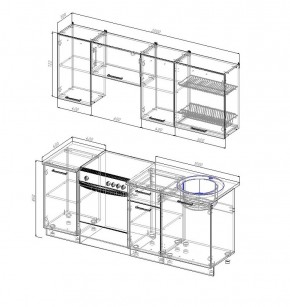 Кухонный гарнитур Лада 2000 в Сысерти - sysert.mebel-e96.ru