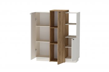 Комод 3дв. Квадро К-3 миндаль (Диал) в Сысерти - sysert.mebel-e96.ru
