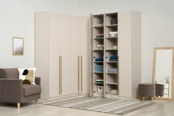 Гардеробная/шкаф 2200*1706 мм Ларго №3 Кашемир (Миф) в Сысерти - sysert.mebel-e96.ru