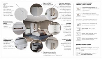 Шкаф распашной 1440 мм Лацио 3Д, белое дерево (Имп) в Сысерти - sysert.mebel-e96.ru