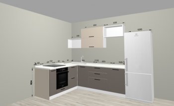 Угловой кухонный гарнитур Санвут 1516х2100 мм в Сысерти - sysert.mebel-e96.ru