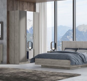 Спальный гарнитур Лежер модульный, холст вулканический (СанТан) в Сысерти - sysert.mebel-e96.ru