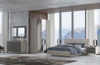 Спальный гарнитур Лежер модульный, холст вулканический (СанТан) в Сысерти - sysert.mebel-e96.ru